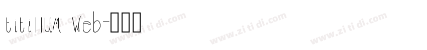 titillum web字体转换